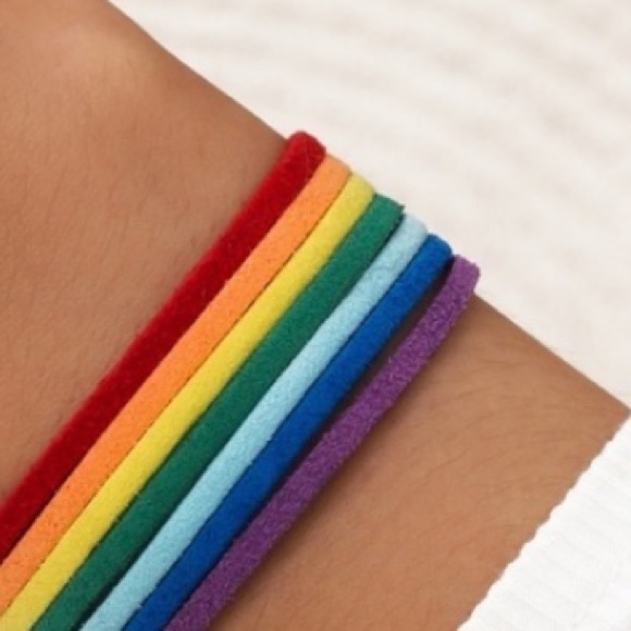 #179 Rainbow Rope Fashion Bracelet - Picture 5 of 12